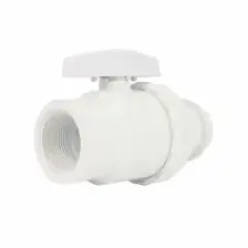 Válvula bola con racor PANDA Pool Products PA-VB-2PVCR